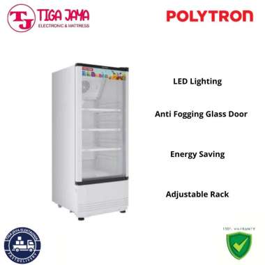 POLYTRON SCN140X SHOWCASE 3 RAK 140 LITER SCN-140X