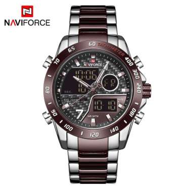 Jam tangan naviforce 9171 coklat