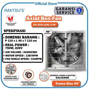 Blower Exhaust Box Fan Kandang Ayam 40 Inch 220V 1 Phase Kipas Gudang