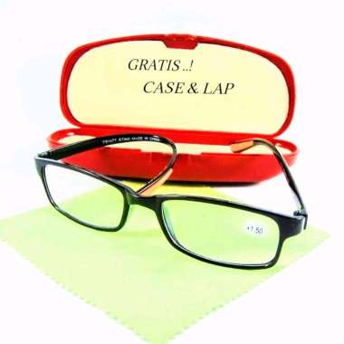 kacamata baca plus tangkai lentur pria dan wanita +2.75