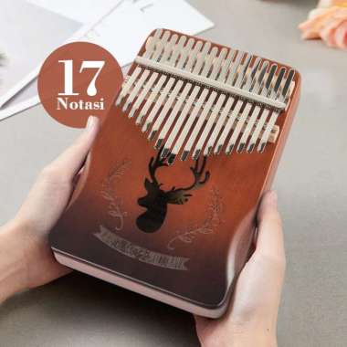Mainan Musik Jari Piano Jempol Alat Musik Kalimba 17 Tone WMO YUCK17 rusa