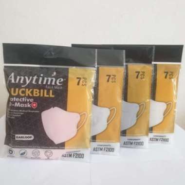Anytime Face Mask Duckbill 7pcs putih