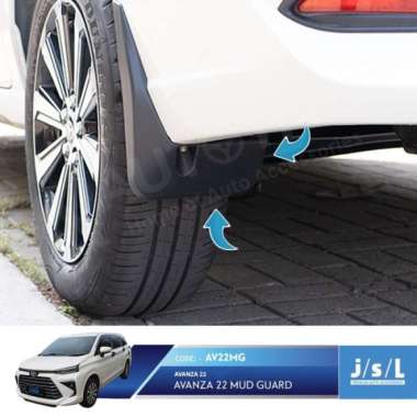 Mud guard karpet lumpur NEW AVANZA XENIA VELOZ 2022 2023 JSL mudguard - Veloz 2022 2023 Avanza Xenia