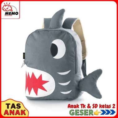 Tas Sekolah Anak SD Karakter Ikan Hiu Tas Sekolah Anak Perempuan SD TK