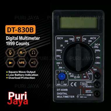 Multimeter Digital Multitester Voltage meter Ampere Avo Multi Tester Alat Aneng Junejour Taffware DT