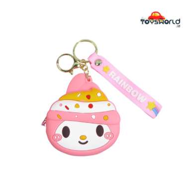 Keychain Bag Ice Cream Melody Pink