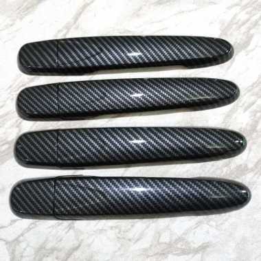 Cover handle pintu mobil Calya Sigra carbon Terbaik