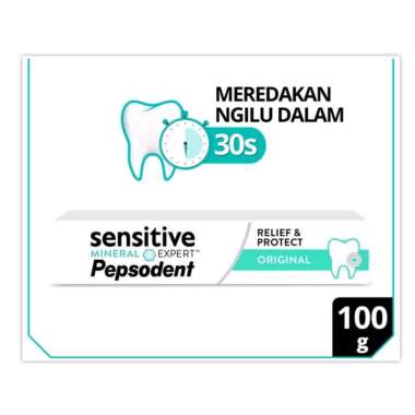 Pepsodent Sensitive Mineral Expert 100 gr Pasta Gigi Odol Ngilu