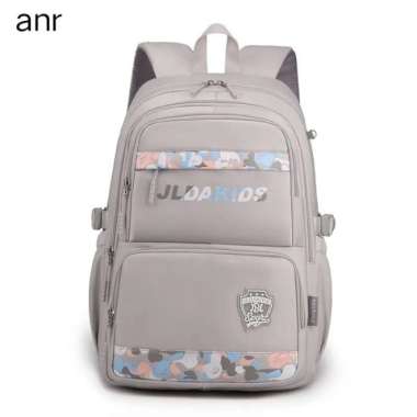 TAS SEKOLAH ANAK PEREMPUAN TAS SEKOLAH PEREMPUAN TAS ANAK SD SMP SMA - Hitam Abu Abu