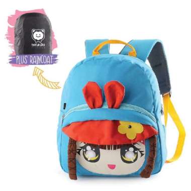 Tas Anak Perempuan Karakter Lucu Ransel Sekolah Anak Lucu Tas Anak TK - Biru Biru