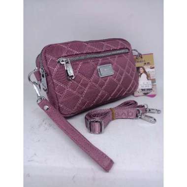 Tas Slempang Chibao 993-22-36 Canvas Selempang Canvas Selempang CB 993-22 Canvas Pink