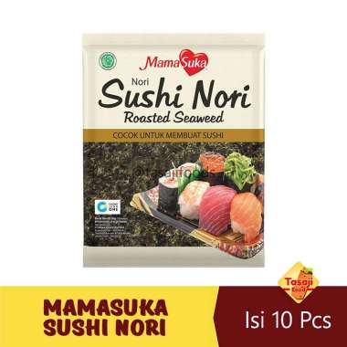 Mamasuka Sushi Nori Isi 10 Lembar Rumput Laut Untuk Sushi