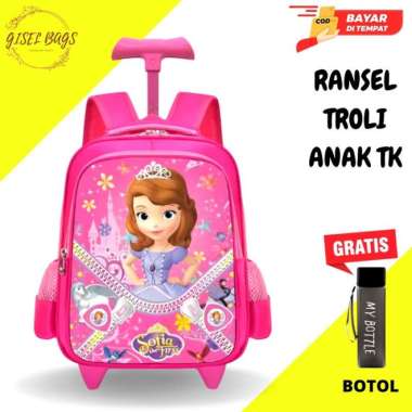 Ter Trolley Tas Koper Anak Perempuan Sekolah Tk Imrt Gambar - 1918 UNICORN SOFIA