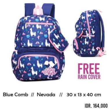 Tas Ransel anak perempuan FREE Rain cover Tas sekolah bagus R-Gucci