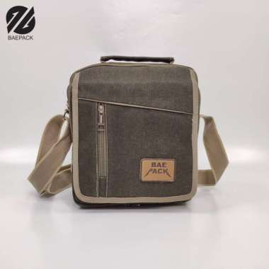 Tas Selempang Cowok Edwin Khaki Baepack / Tas Selempang Pria Tas bahu - Khaki Hijau Army