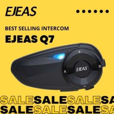 [UNIT ONLY] EJEAS Q7 Intercom Helm 7 Rider FM Radio Bluetooth Interkom Best Quality