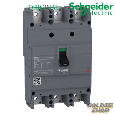 GOLD SCHNEIDER ORIGINAL MCCB EZC250F 3P 125A 18kA 0724 MCCB