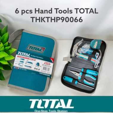 TOTAL 6 pcs peralatan tangan set THKTHP90066, 6pcs peralatan tangan set/hand tools set, TOOL KIT TOO