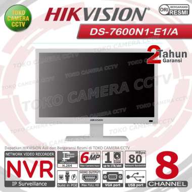 NVR HIKVISION ALL-IN-ONE NVR LCD MONITOR HIKVISION 8 CHANNEL