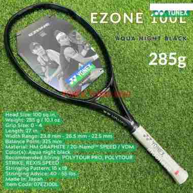 Yonex EZONE 100L 285g Aqua night black - racket tennis EZONE 100L