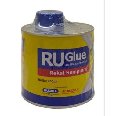 RUGLUE 400 gr Lem Pralon Rucika Glue Pipa PVC uPVC