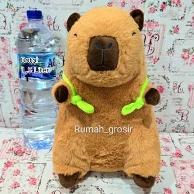 (Rumah Grosir) Boneka Capybara Capibara Marmut Chubby Lucu Imut Plush Mewah BONEKA CAPYBARA
