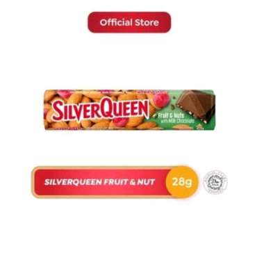 Promo Harga Silver Queen Chocolate Fruit & Nuts 25 gr - Blibli
