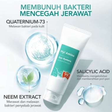 YOU Hy! Amino Facial Wash 100gr - Anti Acne Bye-Byeteria