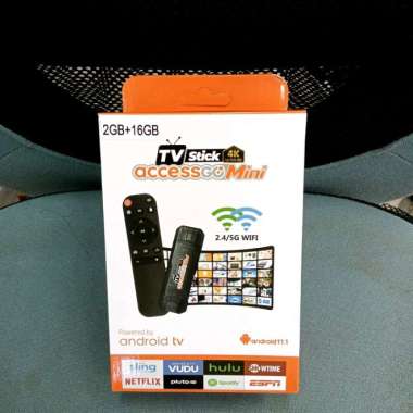 Android Tv Accessgo Mini Tv Stick 2Gb+16Gb Multicolor