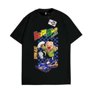 KRMK Kaos T Shirt Baju Distro Cowok Cewek Pria Wanita Keren Unisex Katun Combed 24s Anime BAKUSOU KY