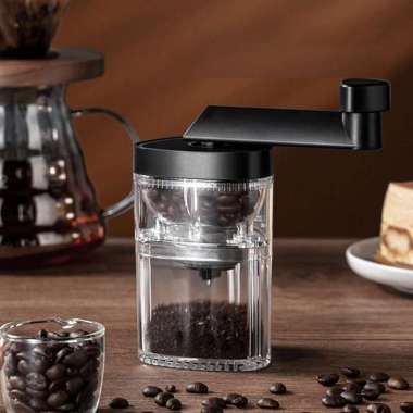 HOUSEEN Alat Penggiling Kopi Manual Coffee Grinder Ceramic Burr SY-001 Alat Kopi Mesin Grinder Elekt