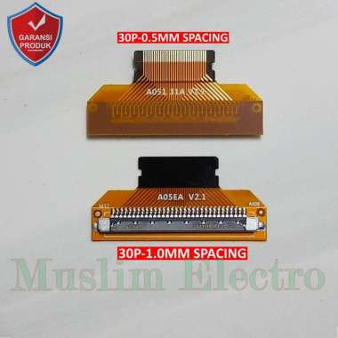 FIX to FPC FFC Connector 30P 1mm to 0.5mm Pitch EDP Adapter LVDS 30 Pin Cable Screen Flexible Flex F