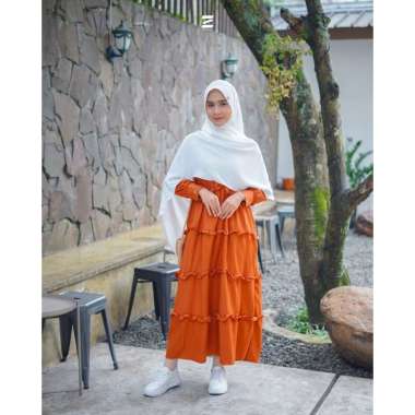 [ Diskon ] Gamis Arumi By Ziyah.id | Gamis Kekinian Brick