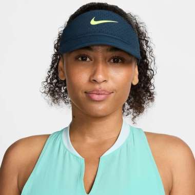 FB6443 Nike Dri-FIT ADV Ace Tennis Visor Topi Original 100% L/XL Navy