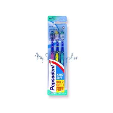 Sikat Gigi Pepsodent Nano Soft Isi 3