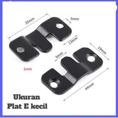 BRAKET E HITAM Cantolan Bingkai Foto Figura Gantung, Plat BESAR /KECIL Braket Ambalan Plat Gantung M