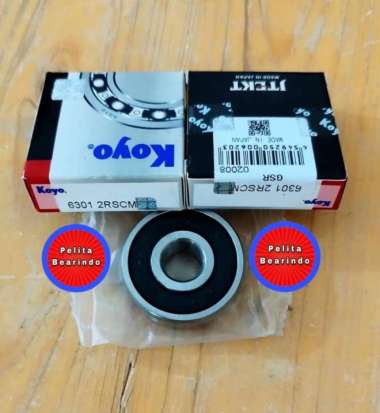 Bearing 6301 2RS Koyo 63012RS Tutup Karet