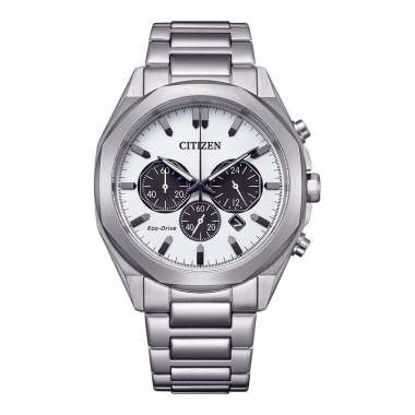 Jam Tangan Pria Citizen Eco Drive CA4590-81A Chronograph Stainless Steel