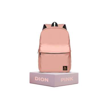 Goto Dion Backpack Tas Sekolah Ransel Laptop Kerja Kuliah Anti Air PINK