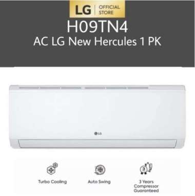 AC LG 1PK ERCULES STANDARD H 09 TN4 1 PK 09TN4 Plus Pasang