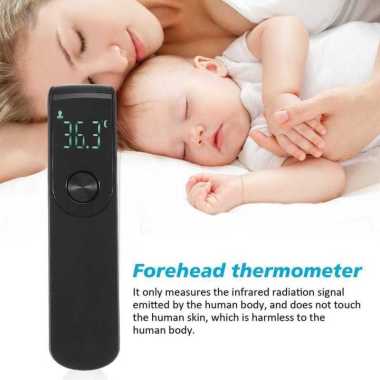 Termometer Suhu Tubuh Digital Infrared Forehead Non Contact Hitam