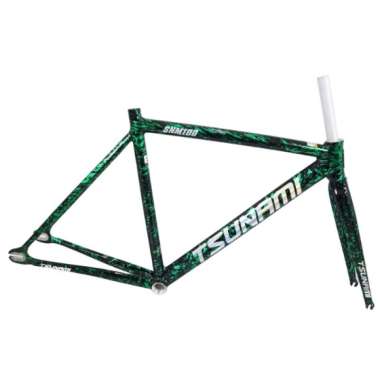 Tsunami Frameset Sepeda SNM 100 700C Hijau Camo 49