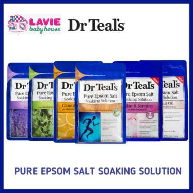 DR TEAL’S Pure Epsom Salt Soaking Solution 1360g menthol