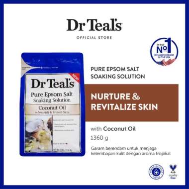 DR TEAL’S Pure Epsom Salt Soaking Solution 1360g spearmint
