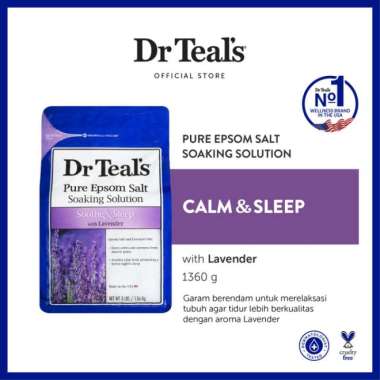 DR TEAL’S Pure Epsom Salt Soaking Solution 1360g lavender