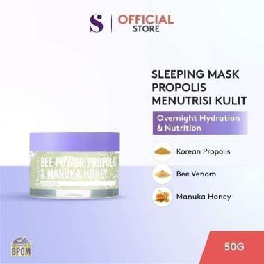 SOMETHINC Bee Power Propolis & Manuka Honey Sleeping Mask - 50gr