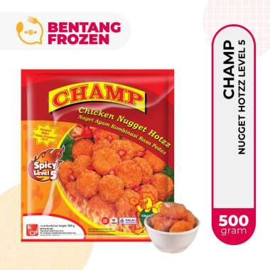 Champ Chicken Nugget Hotzz Level 5 500gr / Champ Nugget Pedas / Nugget Ayam Pedas