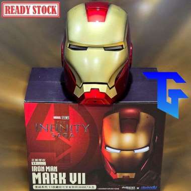 KillerBody x Marvel The Infinity Saga Iron Man MK7 Life Size Wearable Helmet With Voice Control - To