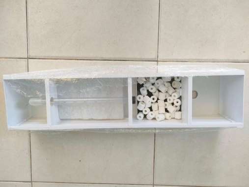paket media filter aquarium 3 in 1 penjernih 3 in 1 air media filter aquarium (bioring,bioball,kapas