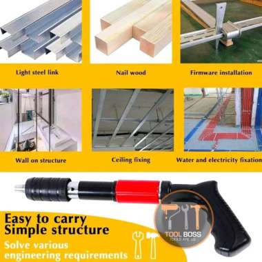 Mesin Stampset T500 - Alat Tembak Paku PAKU 100PCS